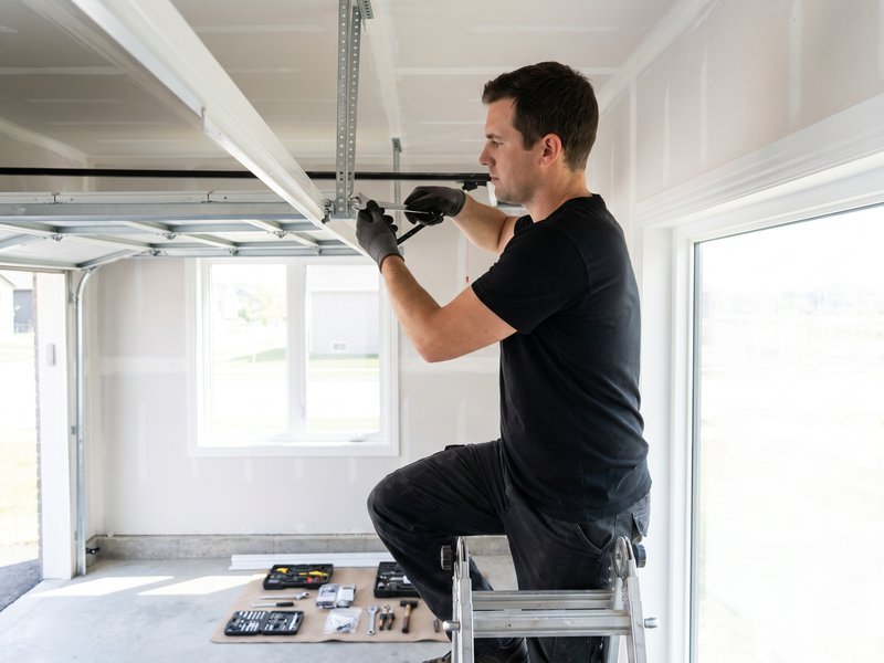 Garage Door Track Repair by Wren of Hilton Head Island